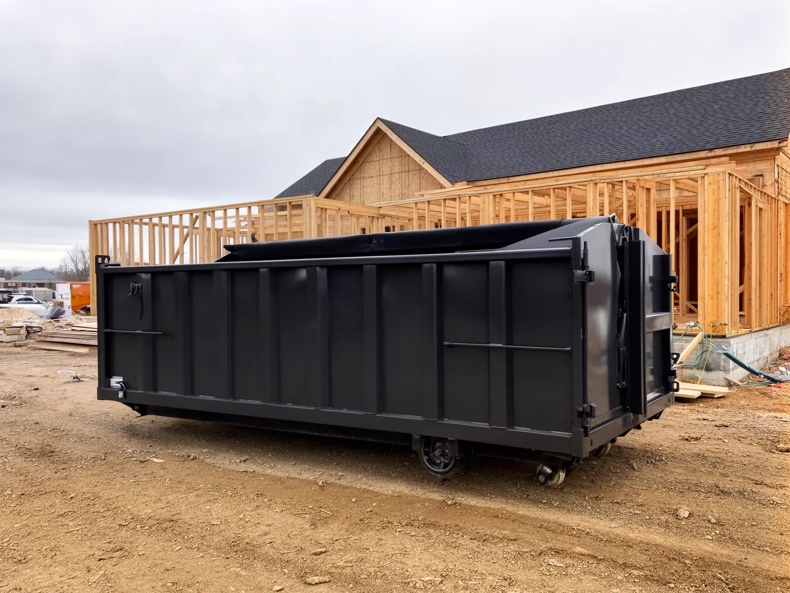 Roll-off dumpster from True North Dumpster Hauling in Bakersfield, CA